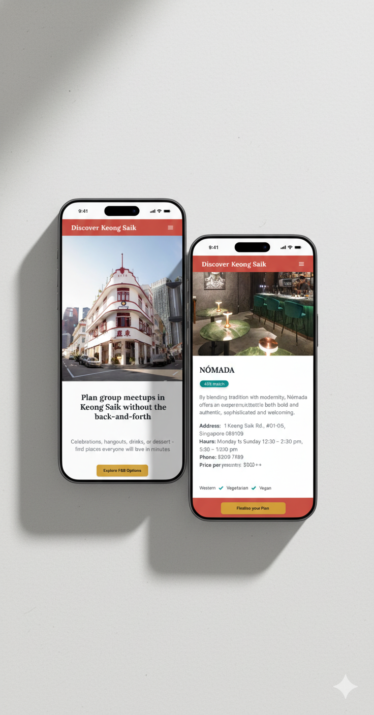 Discover Keong Saik mobile app
