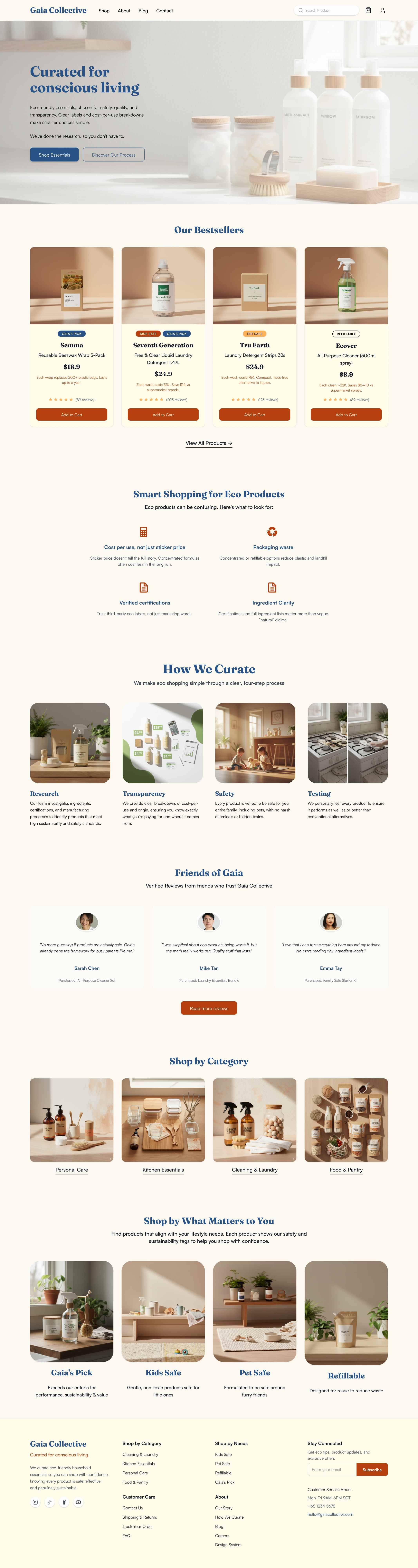 Gaia Collective Full Homepage